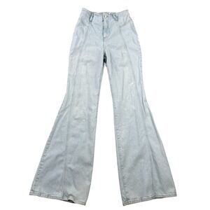 We The Free Free People Jeans Sz 26 Florence Flare Leg High Waist Bareback
